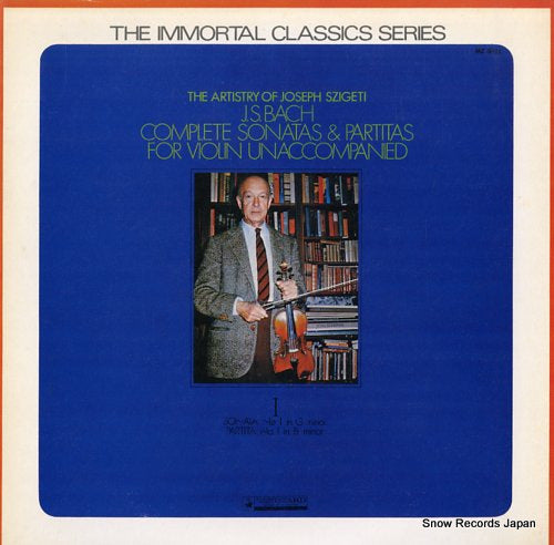 SZIGETI, JOSEPH bach; complete sonatas & partitas MZ5111