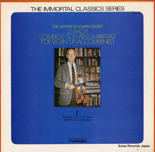 SZIGETI, JOSEPH bach; complete sonatas & partitas MZ5112