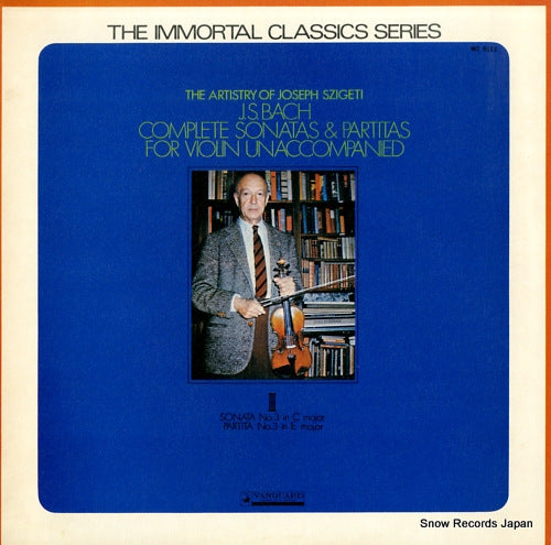 SZIGETI, JOSEPH bach; complete sonatas & partitas MZ5113