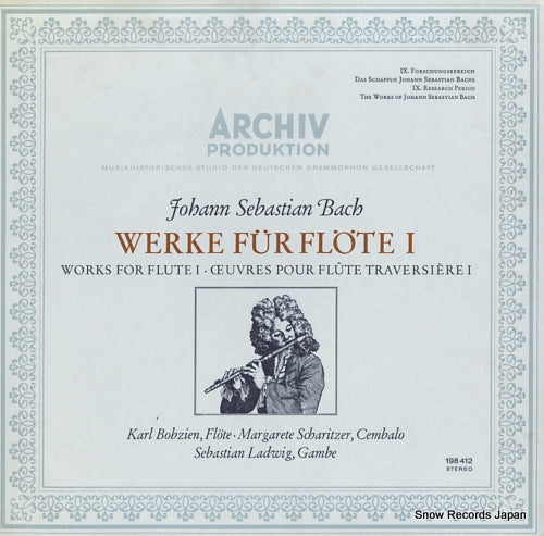 BOBZIEN, KARL bach; werke fur flote i 198412