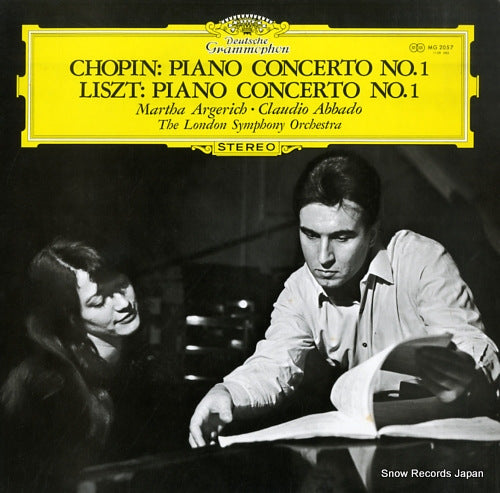 ARGERICH, MARTHA chopin & liszt; piano concerto no.1 MG2057