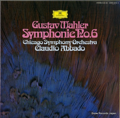 ABBADO, CLAUDIO mahler; symphonie no.6 52MG9213/4