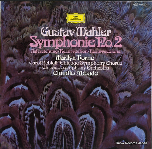 ABBADO, CLAUDIO mahler; symphonie no.2 MG8243/4