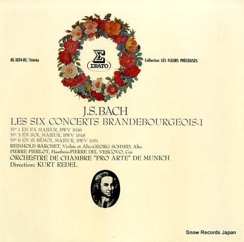 REDEL, KURT bach; les six concerts brandebourgeois-1 RE-1024-RE