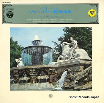 AURIACOMBE, LOUIS bach; concerto no.2 in e major for violin and orchestra MS-1066-EV