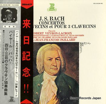 PAILLARD, JEAN-FRANCOIS j.s.bach; concerto pour 4 clavecins OS-2636-RE