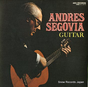 SEGOVIA, ANDRES guitar VIC-3075