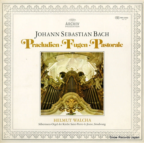 WALCHA, HELMUT bach; praeludien fugen pastorale MA5069