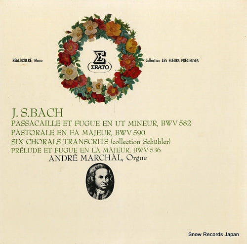 MARCHAL, ANDRE bach; passacaille et fugue en ut mineur, bwv582 REM-1020-RE