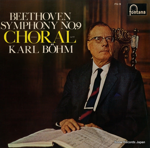 BOHM, KARL beethoven; symphony no.9 "choral" FG-9