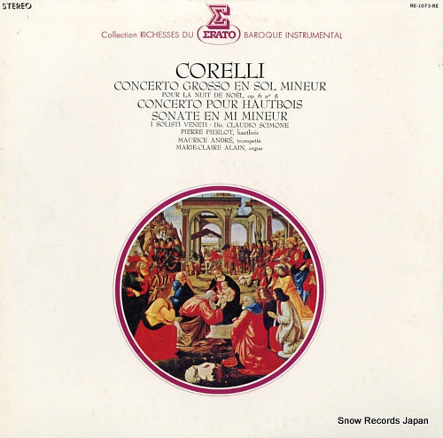 SCIMONE, CLAUDIO corelli; concerto grosso en sol mineur RE-1073-RE