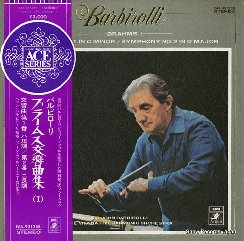 BARBIROLLI, JOHN brahms symphonies i EAA-93125B