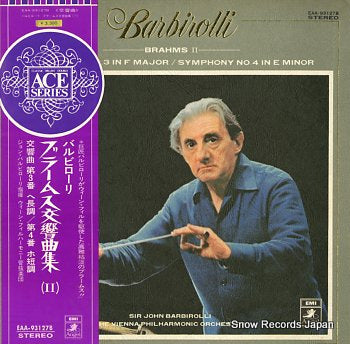 BARBIROLLI, JOHN brahms symphonies ii EAA-93127B