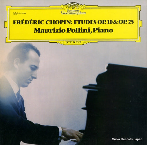 POLLINI, MAURIZIO chopin; etudes op.10 & op.25 MG2389