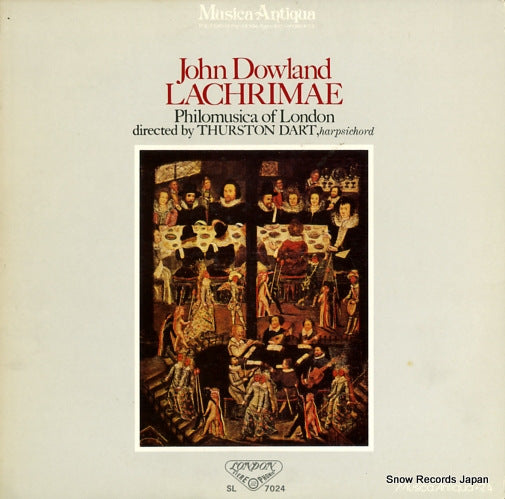 PHILOMUSICA OF LONDON john dowland; lachrimae SL7024