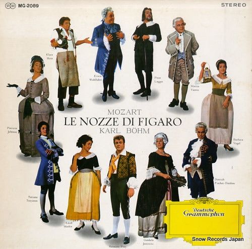 BOHM, KARL mozart; le nozze di figaro MG-2089