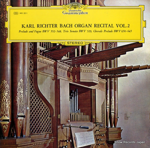 RICHTER, KARL bach; organ recital vol.2 MG2211