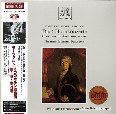 HARNONCOURT, NIKOLAUS mozart; die 4 hornkonzerte 6.41272