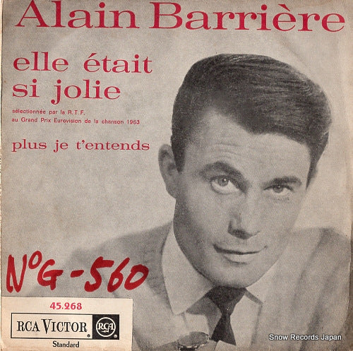 BARRIERE, ALAIN elle etait si jolie 45.268