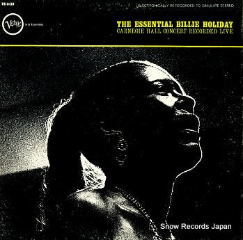 HOLIDAY, BILLIE carnegie hall concert/jazz essentials V6-8410