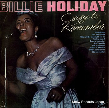 HOLIDAY, BILLIE easy to remember SOC1027