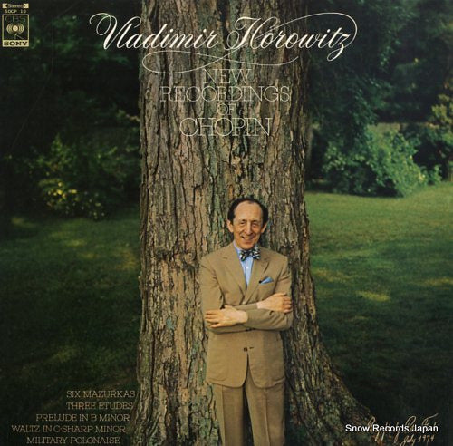 HOROWITZ, VLADIMIR new recordings of chopin SOCP10
