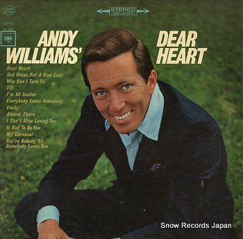 WILLIAMS, ANDY dear heart CS9138