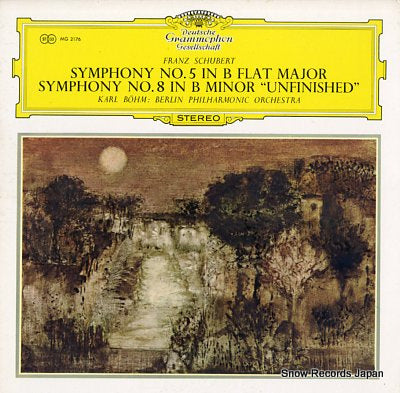 BOHM, KARL schubert; symphony no.5 & 8 "unfinished" MG2176