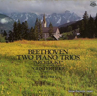 SUK TRIO beethoven; two piano trios archduke OZ-7129-S