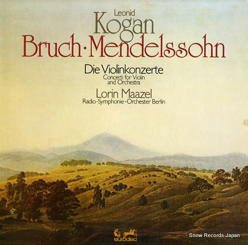 KOGAN, LEONID bruch / mendelssohn; die violinkonzerte K15C-9009