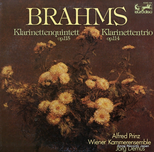 DEMUS, JORG brahms; klarinettenquintett op.115 K25C-104
