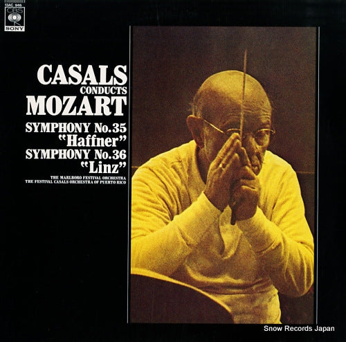 CASALS, PABLO mozart; symphony no.35 haffner & no.36 linz 13AC946