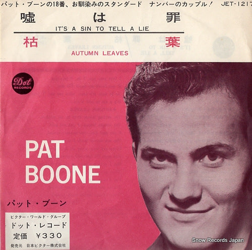 BOONE, PAT it's a sin to tell a lie JET-1217