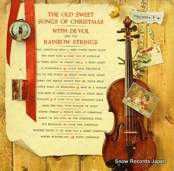 DE VOL, FRANK, AND THE RAINBOW STRINGS the old sweet songs of christmas CL1543