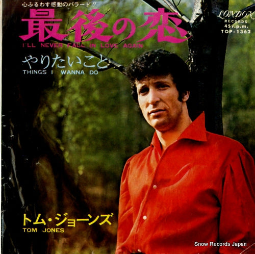 JONES, TOM i'll never fall in love again TOP-1362