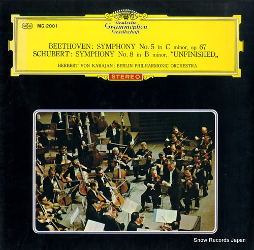 KARAJAN, HERBERT VON beethoven; symphony no.5 in c minor, op.67 MG-2001