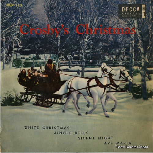 CROSBY, BING white christmas DEP-113