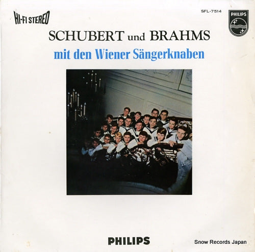 WIENER SANGERKNABEN schubert and brahms SFL-7514