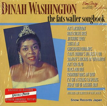 WASHINGTON, DINAH the fats waller songbook 818930-1