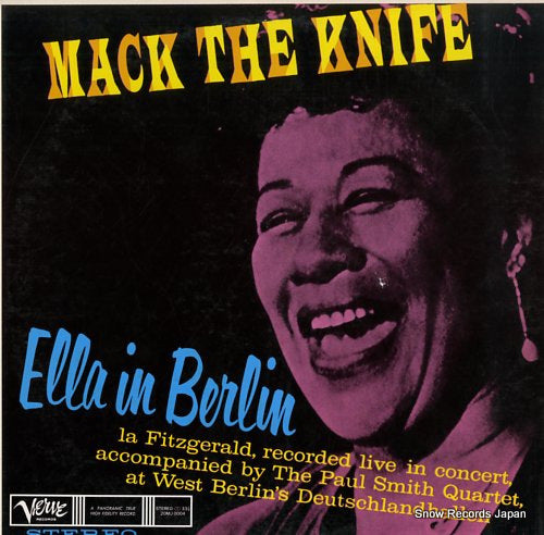 FITZGERALD, ELLA mack the knife / ella in berlin 20MJ0004