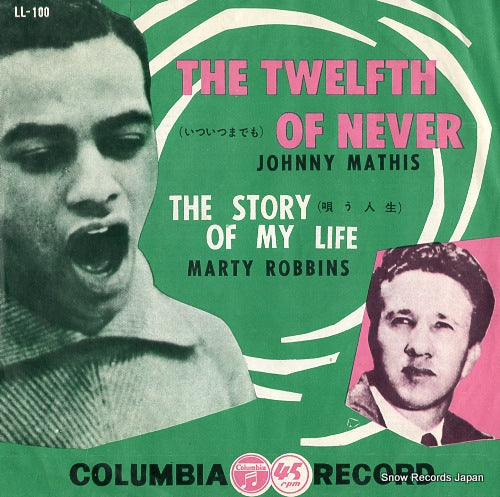 MATHIS, JOHNNY the twelfth of never LL-100