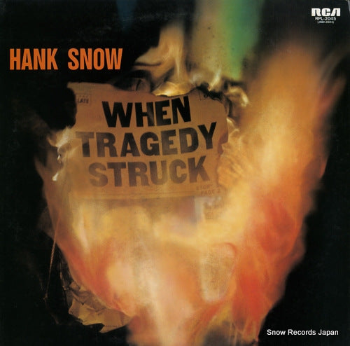 SNOW, HANK when tragedy struck RPL-2045