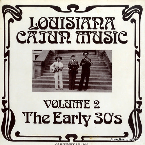 V/A louisiana cajun music volume 2 - the early 30's OT109