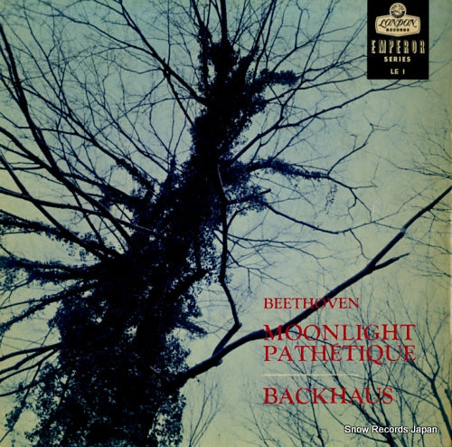 BACKHAUS, WILHELM beethoven; moonlight / pathetique LE1