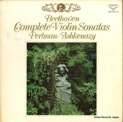 PERLMAN, ITZHAK beethoven; complete violin sonatas SLE1011/5
