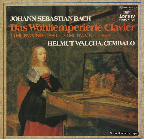 WALCHA, HELMUT bach; das wohltemperierte clavier MAF8072/6