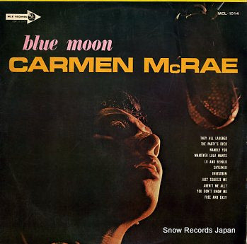MCRAE, CARMEN blue moon MCL-1014