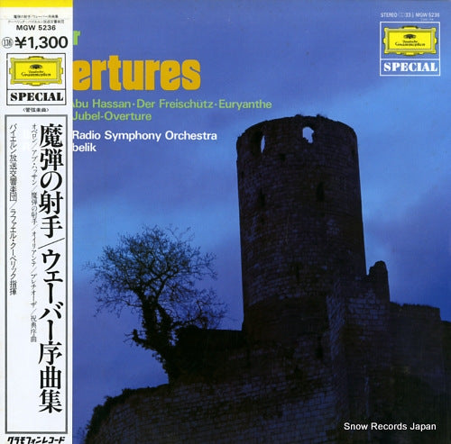 KUBELIK, RAFAEL weber; overtures MGW5236