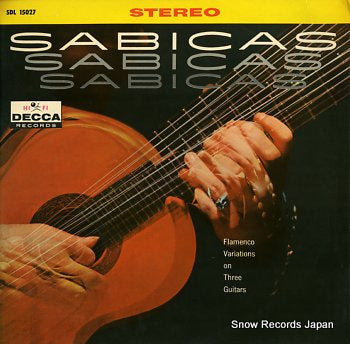 SABICAS flamenco variations on three guitars SDL15027