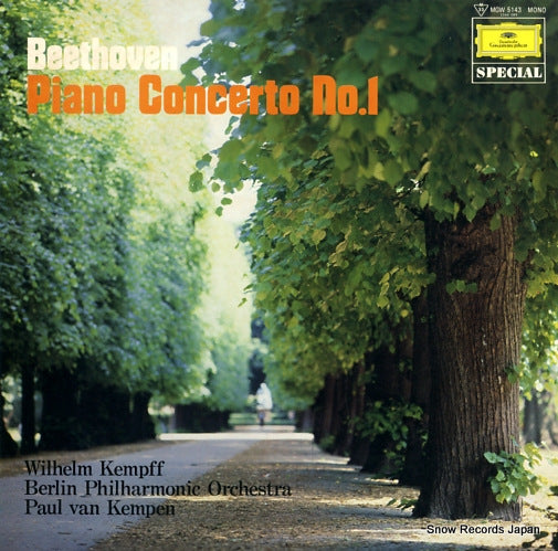 KEMPFF, WILHELM beethoven; piano concerto no.1 MGW5143